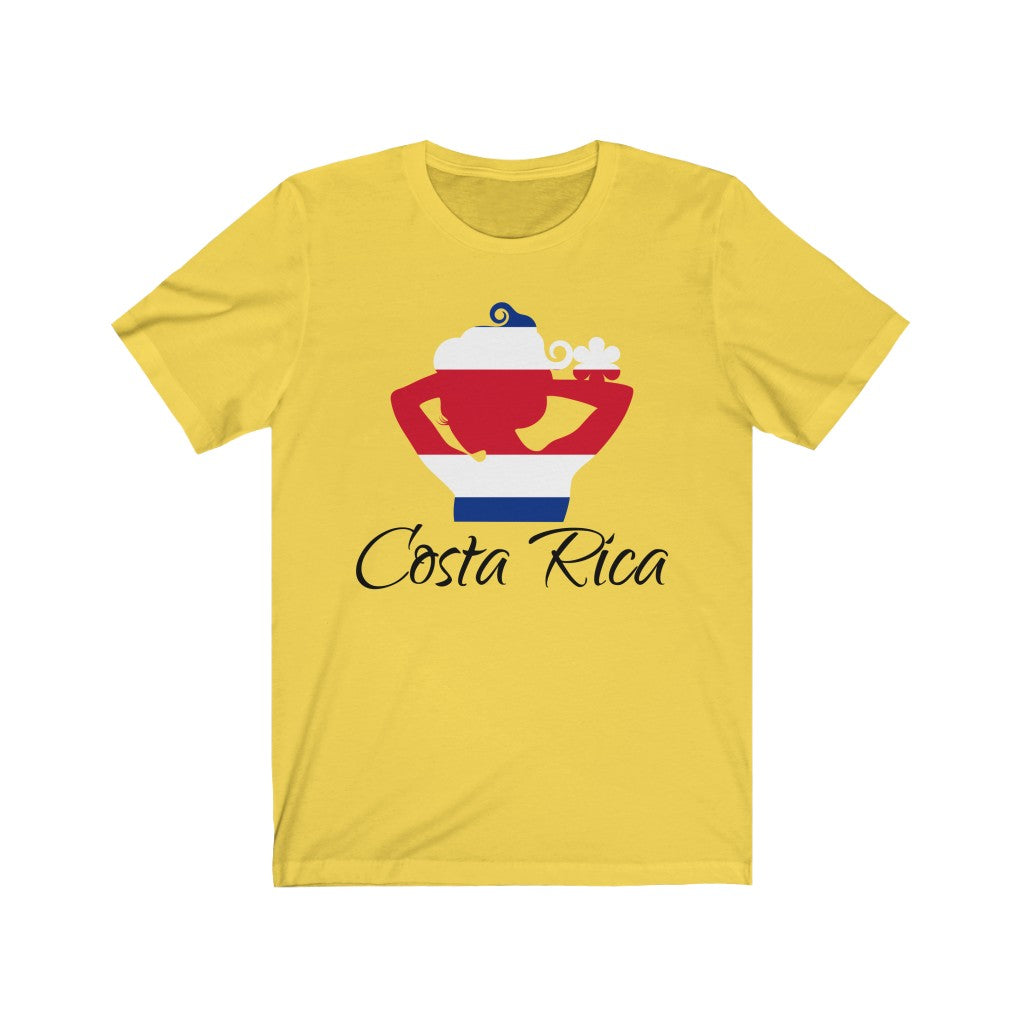 Costa Rica Lady Flag Premium Tee 1 - Unisex