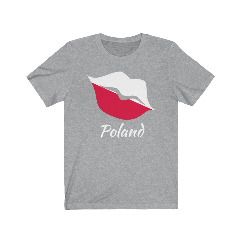 Poland Lips Flag Premium Tee 2 - Unisex