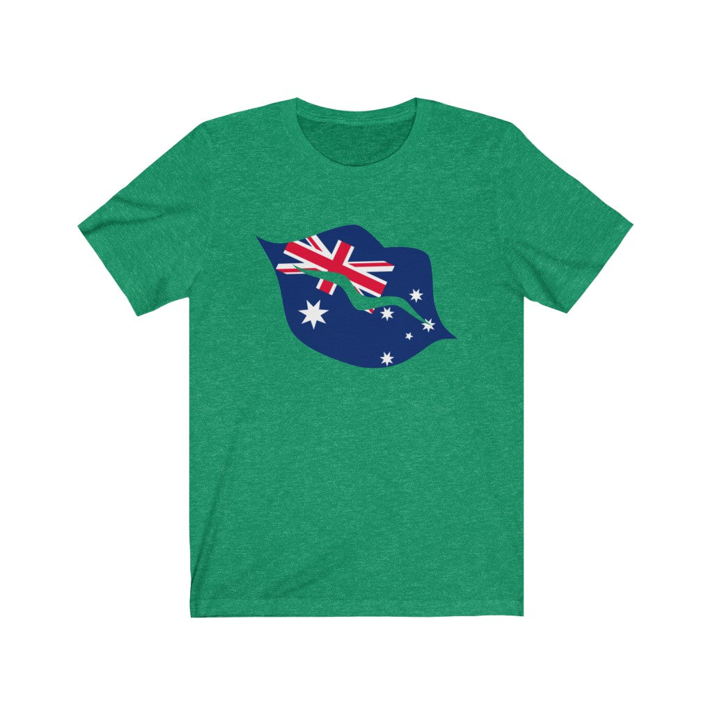 Australia Lips Flag Premium Tee - Unisex