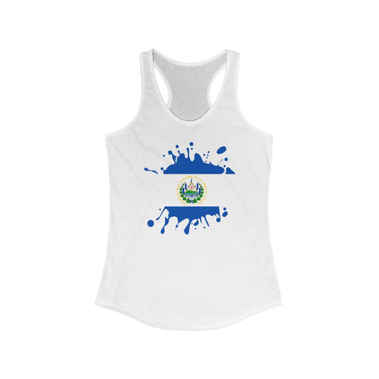 El Salvador Splat Flag Tank - Women