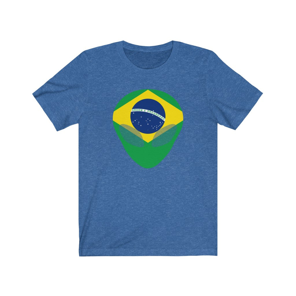 Brazil Alien Flag Premium Tee - Unisex