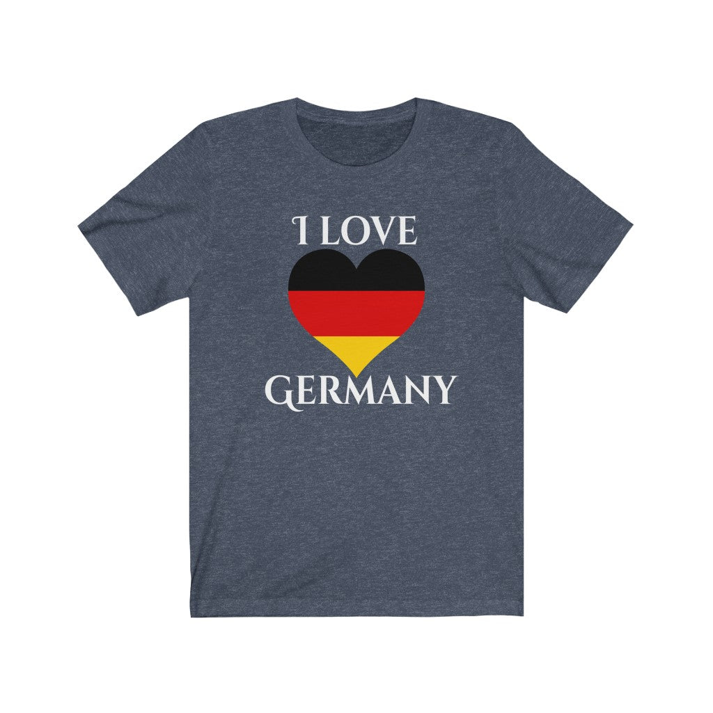 Germany Heart Flag Premium Tee 2 - Unisex