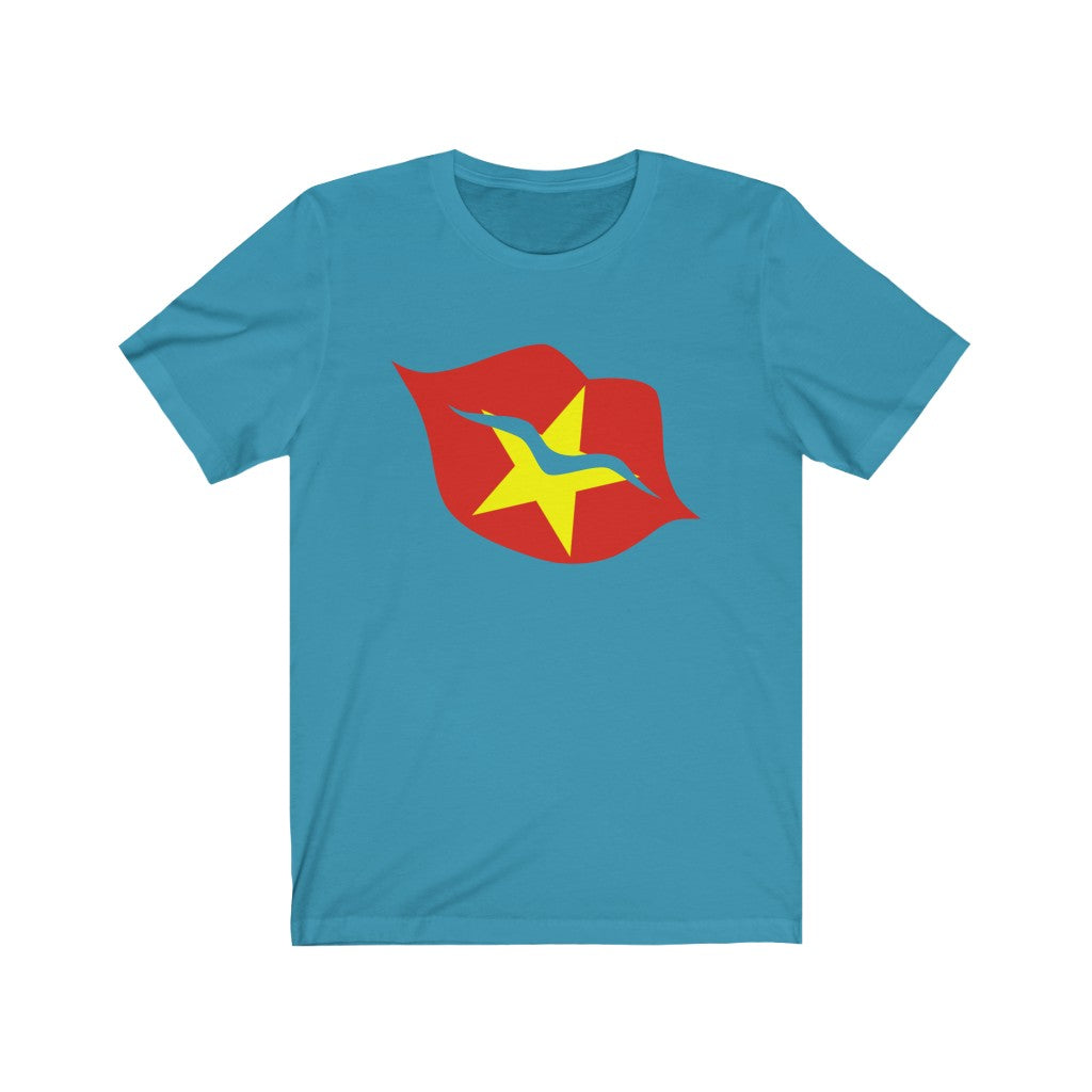 Vietnam Lips Flag Premium Tee - Unisex