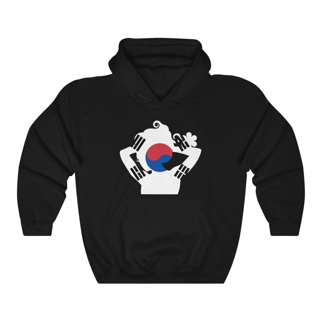 South Korea Lady Flag Hoodie Sweatshirt - Unisex
