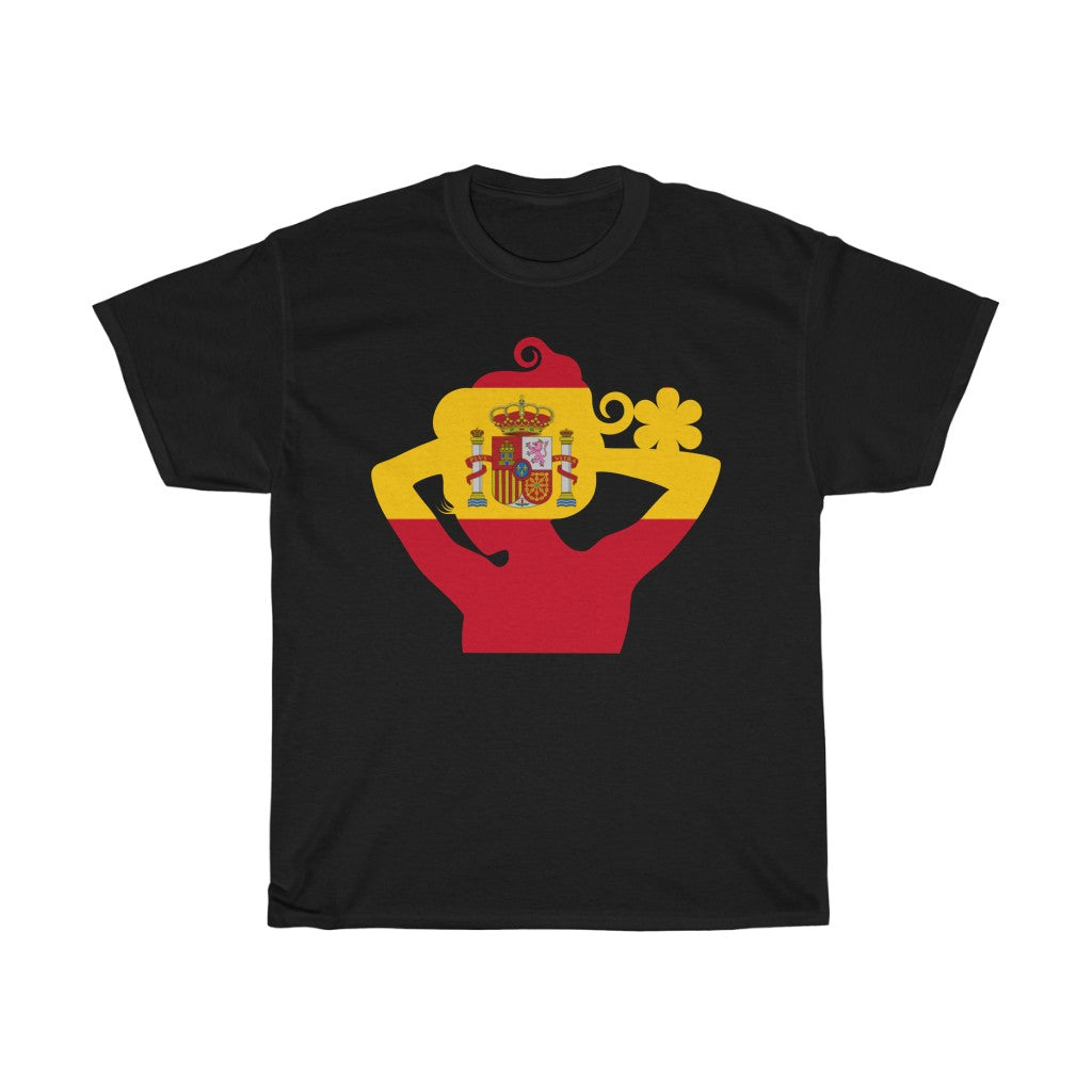 Spain Lady Flag Standard Tee - Unisex