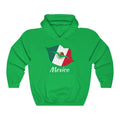 Mexico Lips Flag Hoodie Sweatshirt 2 - Unisex