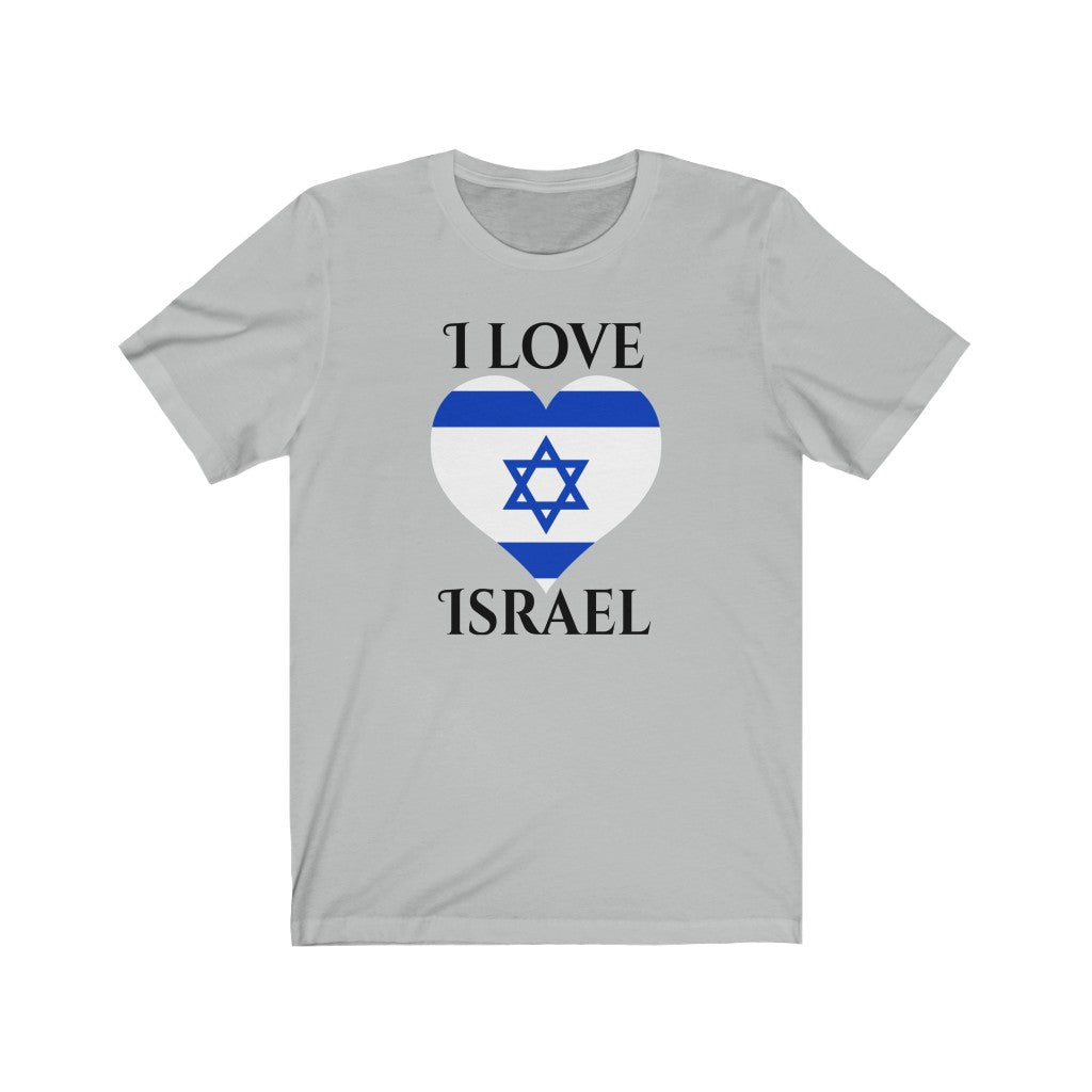 Israel Heart Flag Premium Tee 1 - Unisex