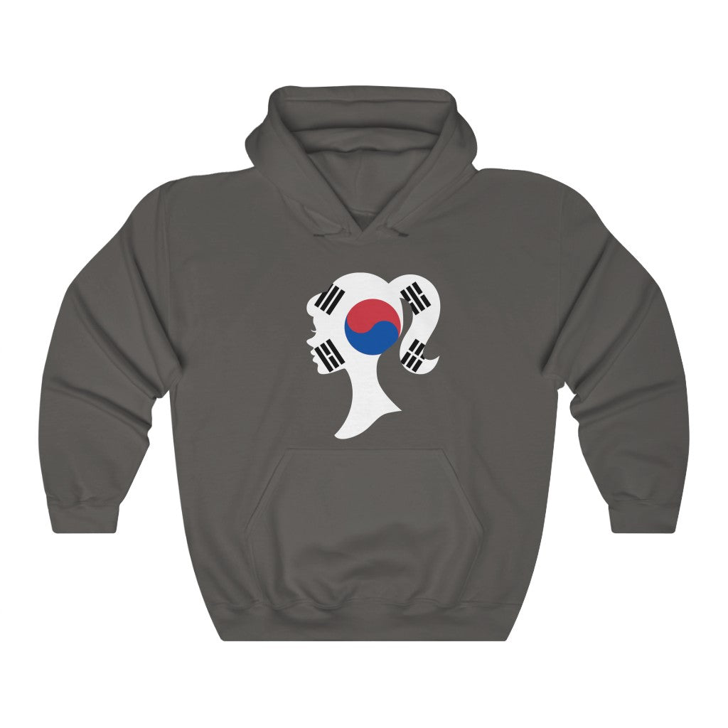 South Korea Girl Flag Hoodie Sweatshirt - Unisex