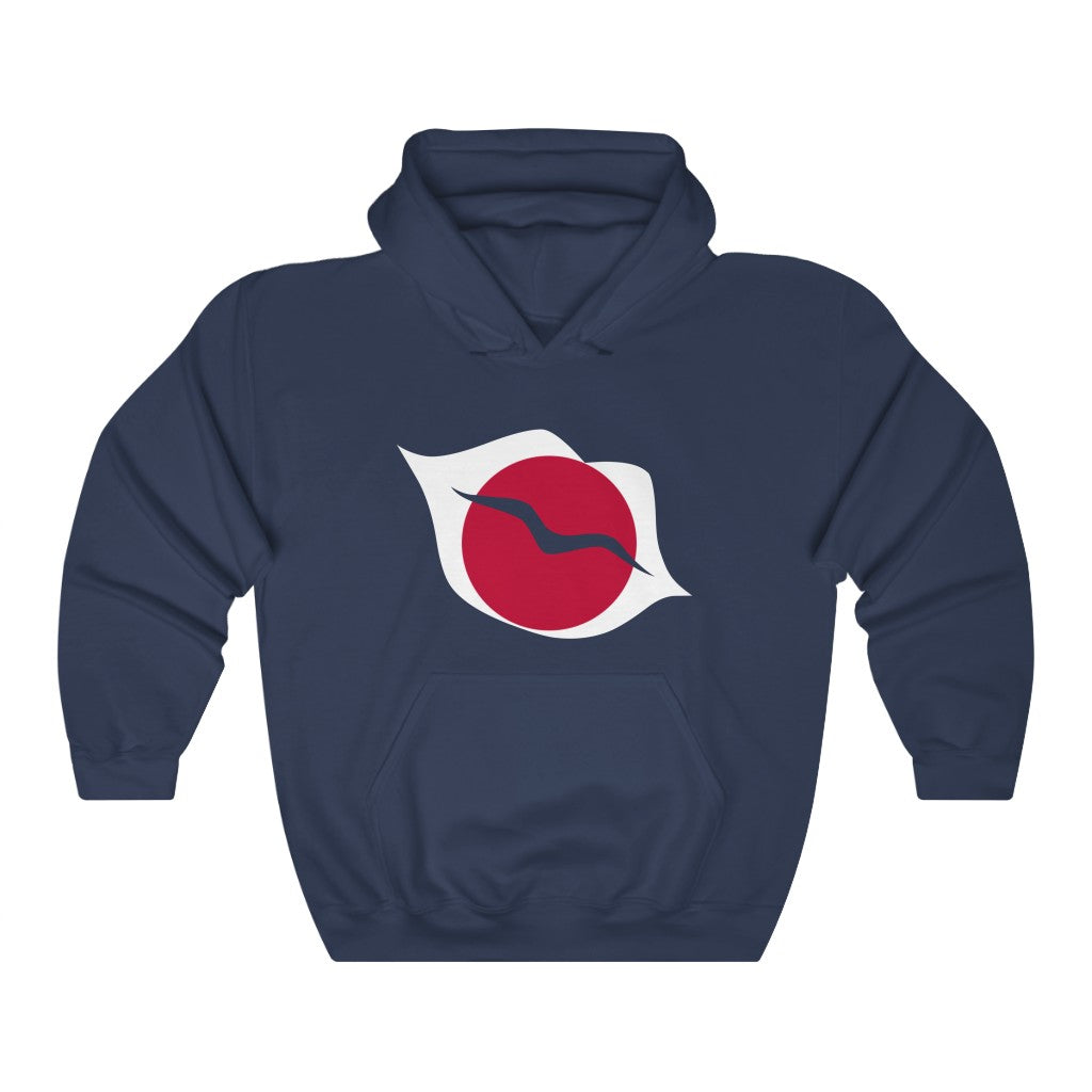 Japan Lips Flag Hoodie Sweatshirt - Unisex