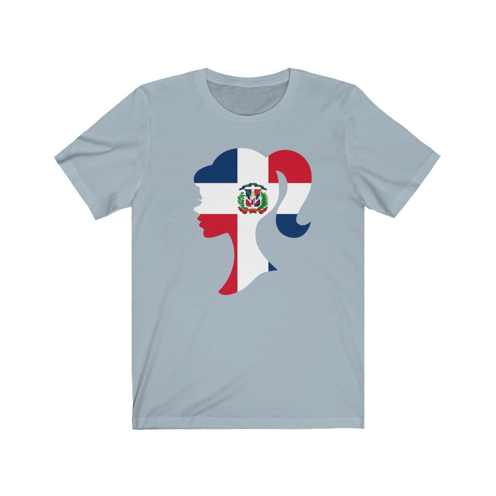 Dominican Republic Girl Flag Premium Tee - Unisex