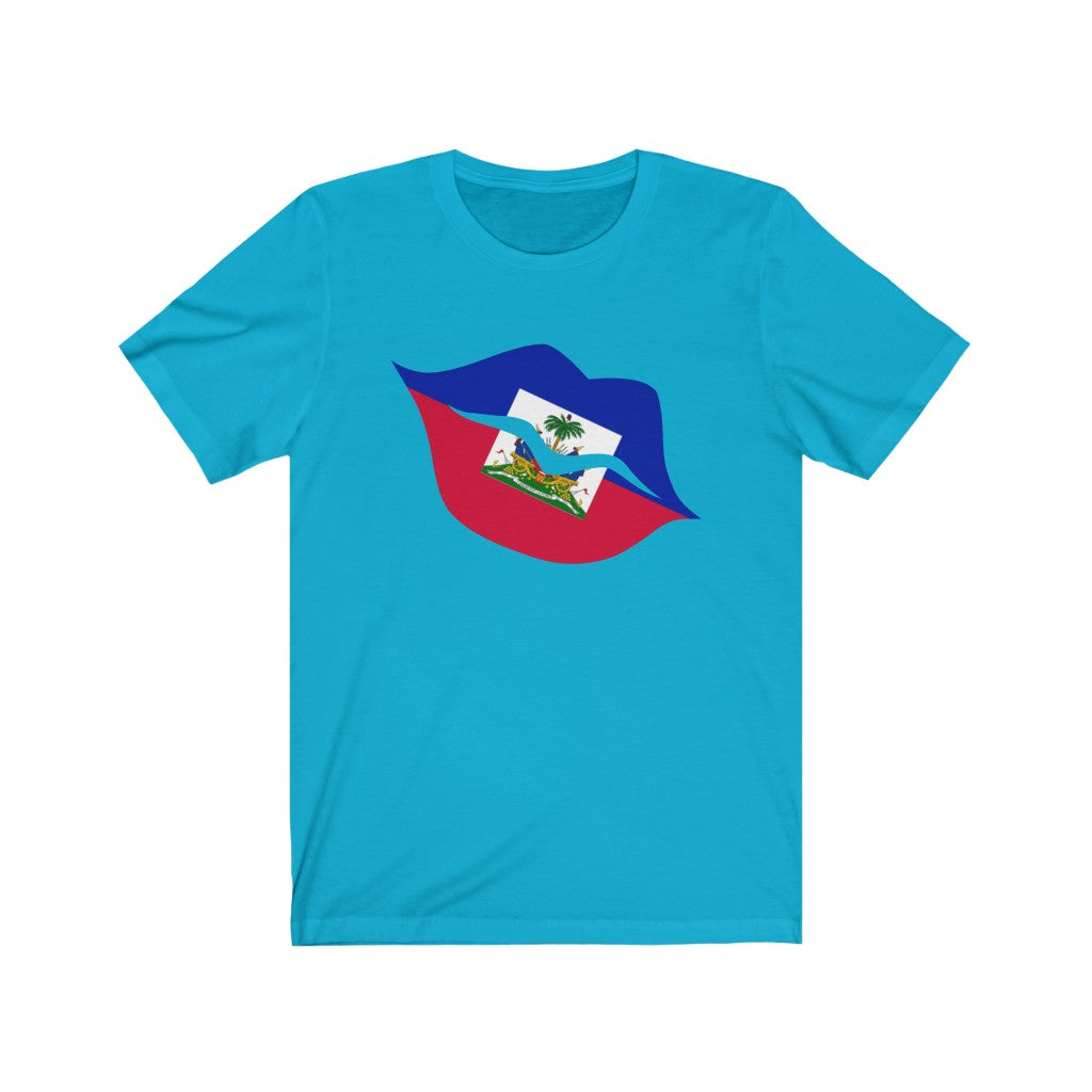 Haiti Lips Flag Premium Tee - Unisex