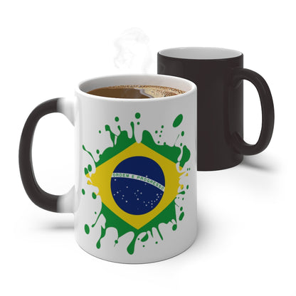 Brazil Splat Color Changing Mug