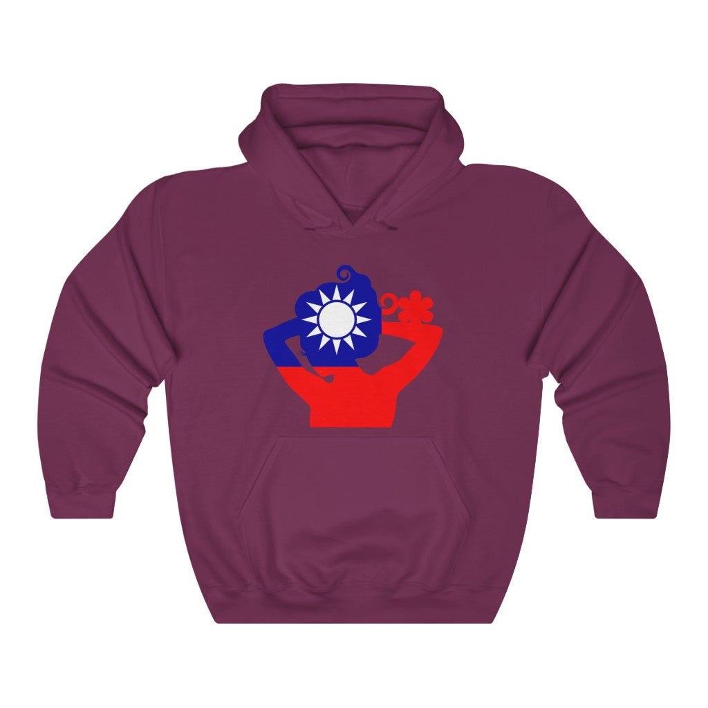 Republic of China - Taiwan Lady Flag Hoodie Sweatshirt - Unisex