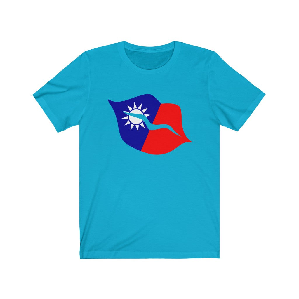 Republic of China - Taiwan Lips Flag Premium Tee - Unisex