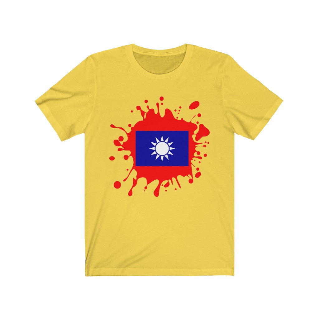 Republic of China (Taiwan) Splat Flag Premium Tee - Unisex