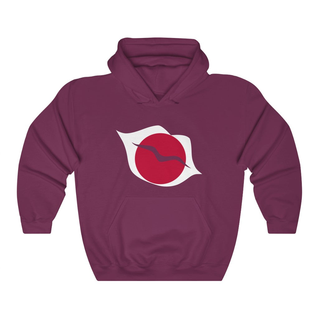Japan Lips Flag Hoodie Sweatshirt - Unisex