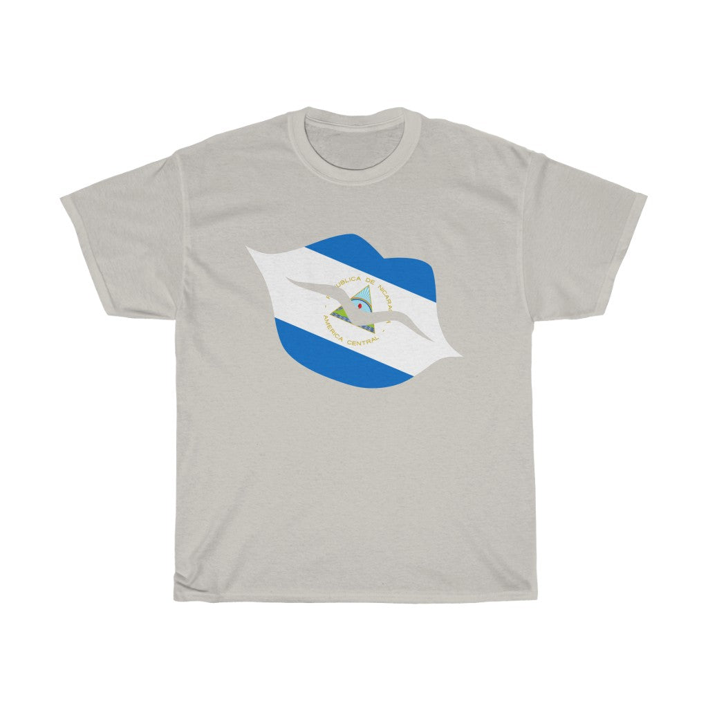 Nicaragua Lips Flag Standard Tee - Unisex
