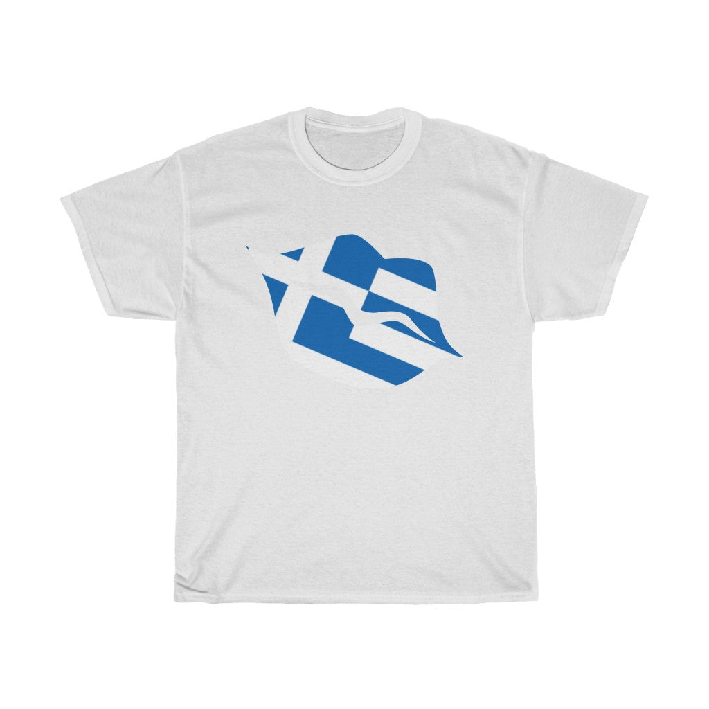 Greece Lips Flag Standard Tee - Unisex