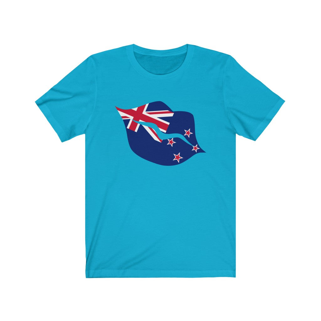 New Zealand Lips Flag Premium Tee - Unisex
