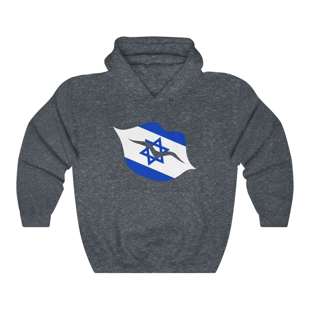 Israel Lips Flag Hoodie Sweatshirt - Unisex