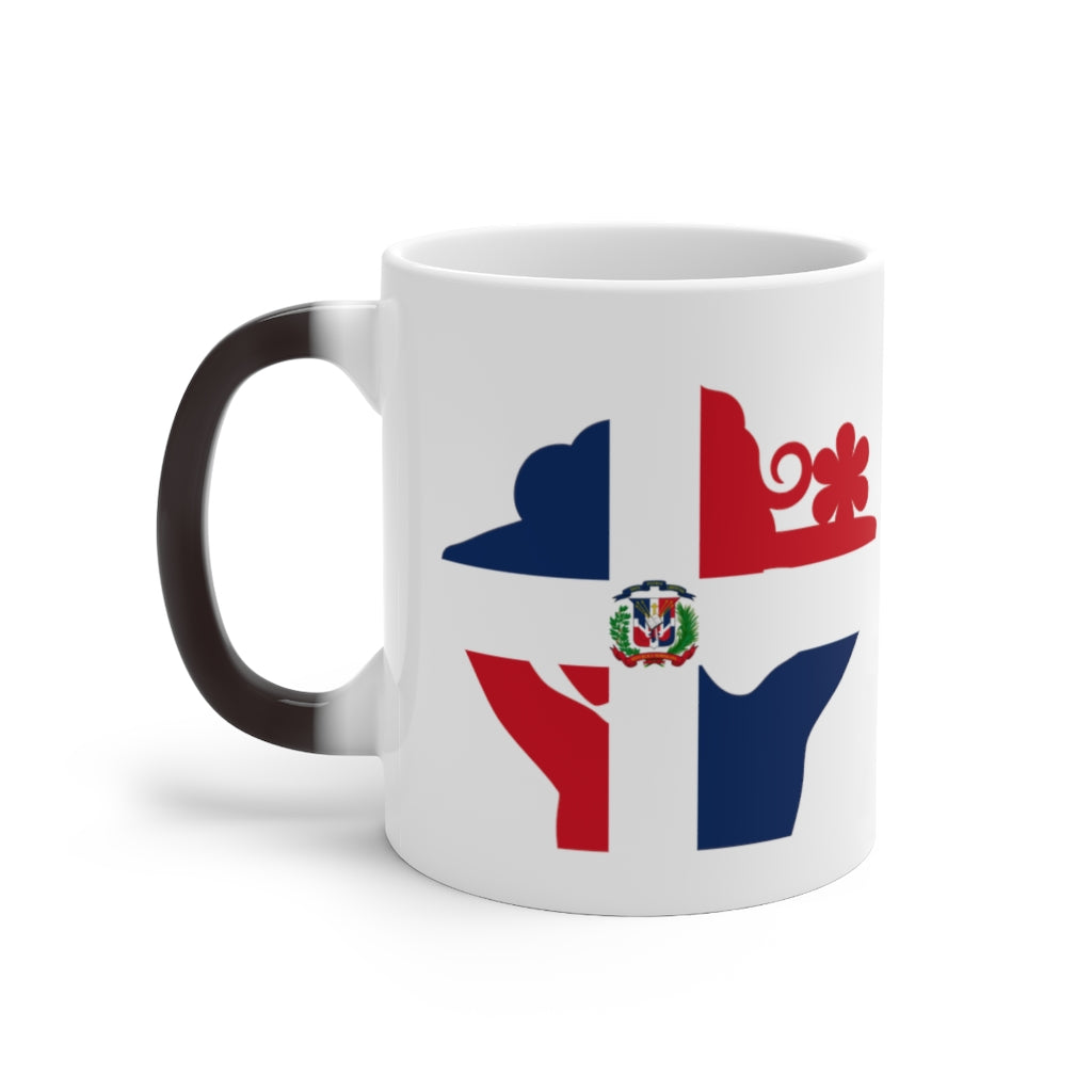 Dominican Republic Lady Color Changing Mug