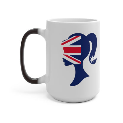 Australia Girl Color Changing Mug