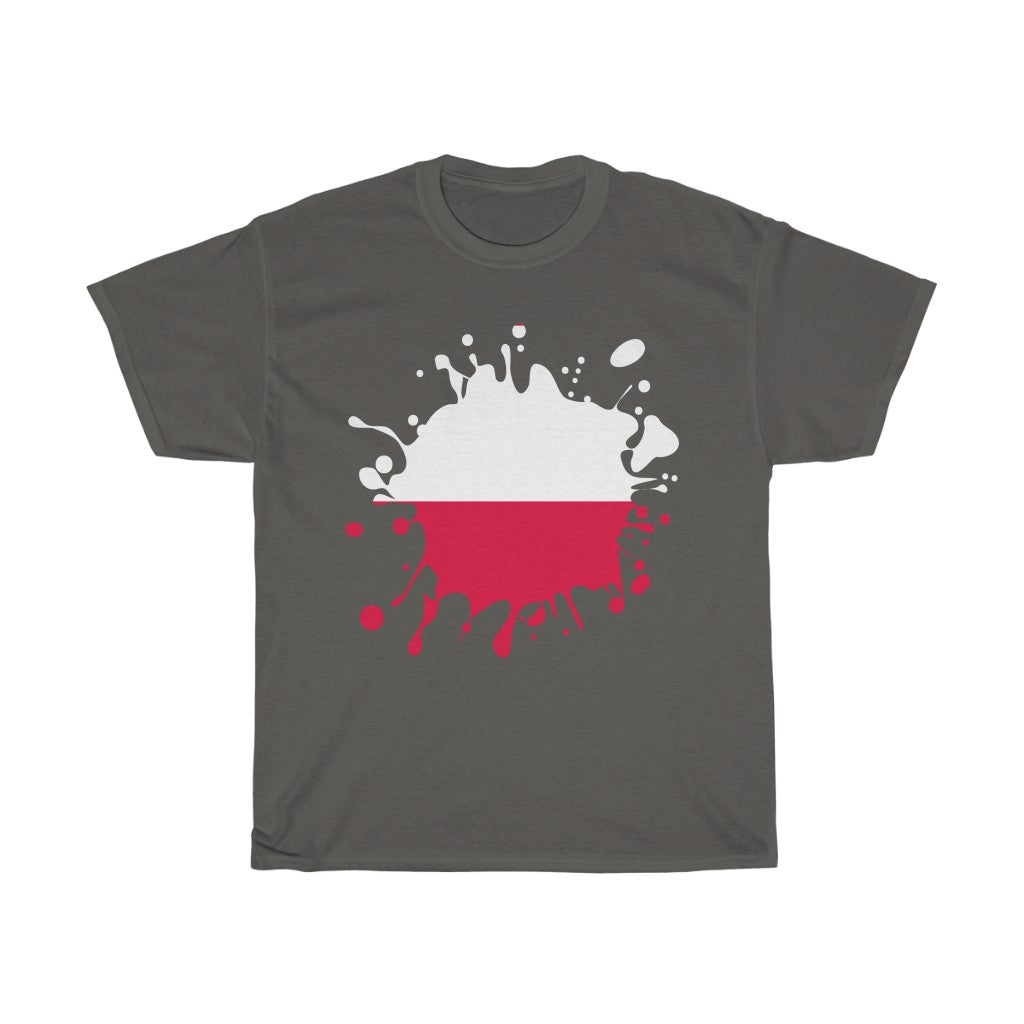 Poland Splat Flag Standard Tee - Unisex