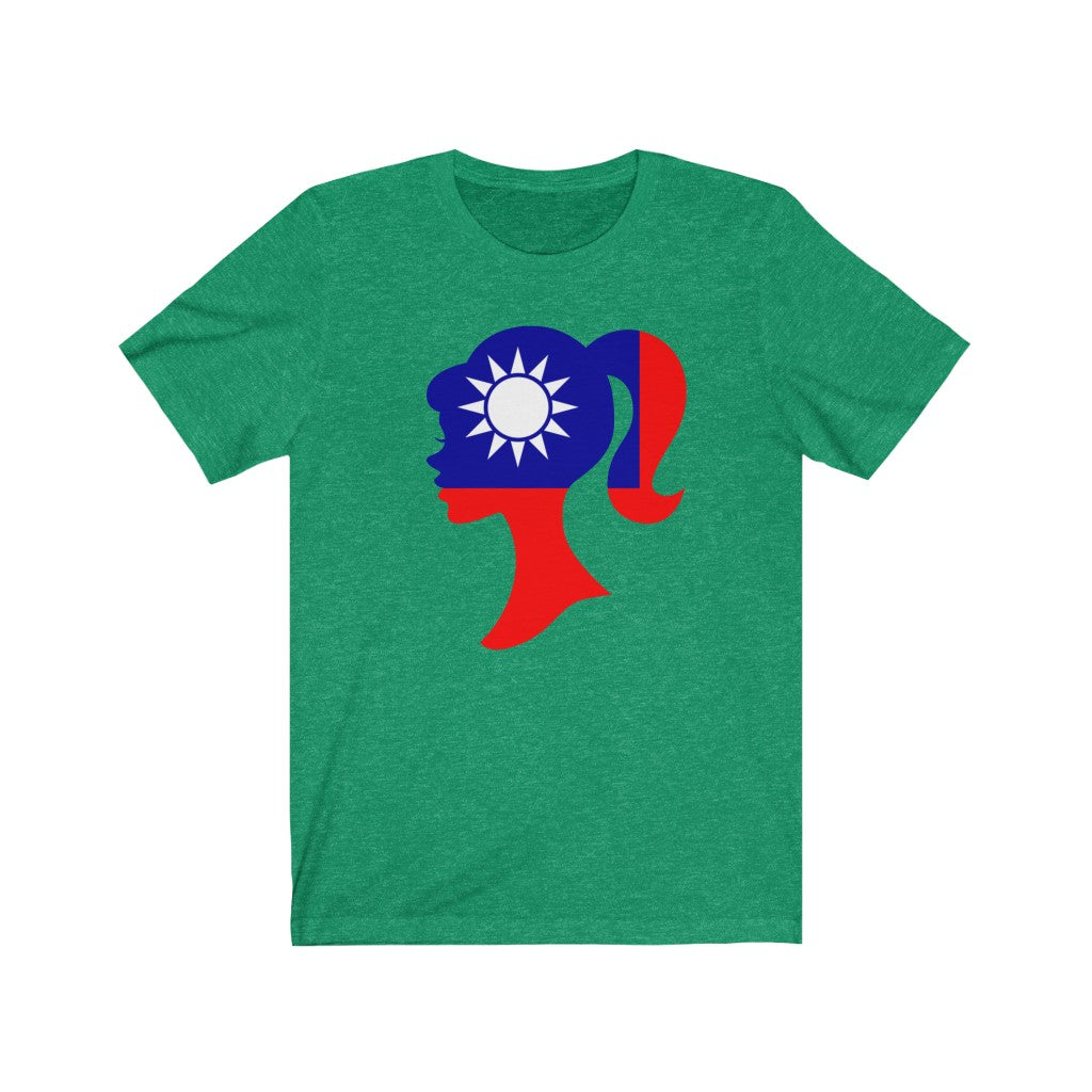 Republic of China - Taiwan Girl Flag Premium Tee - Unisex