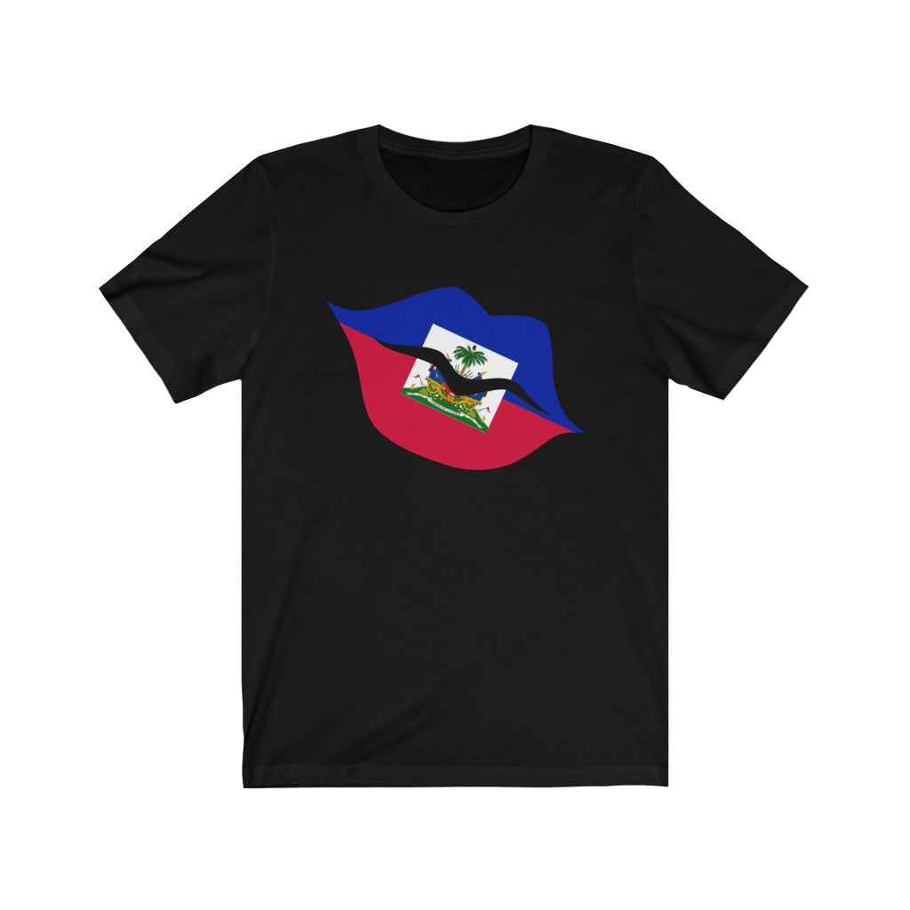 Haiti Lips Flag Premium Tee - Unisex