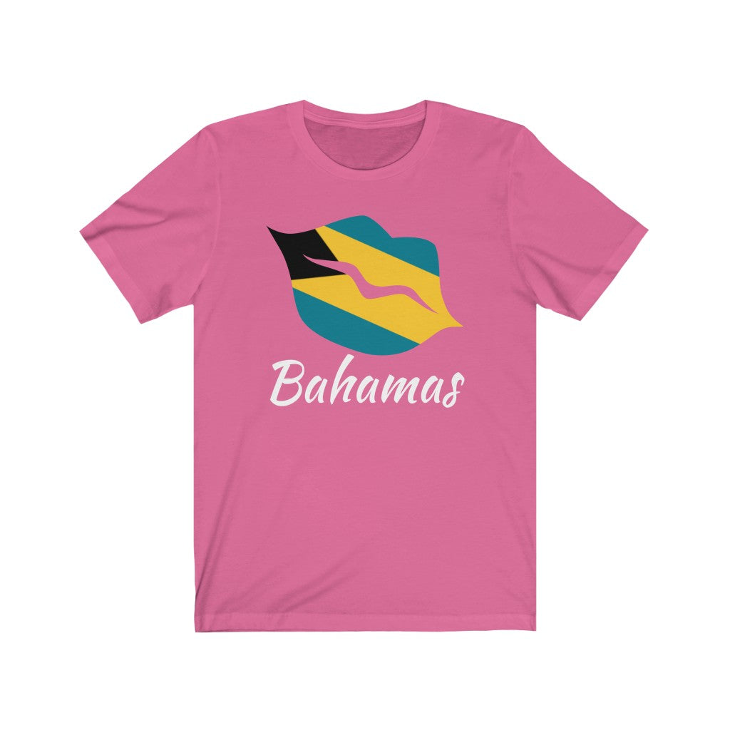 Bahamas Lips Flag Premium Tee 2 - Unisex