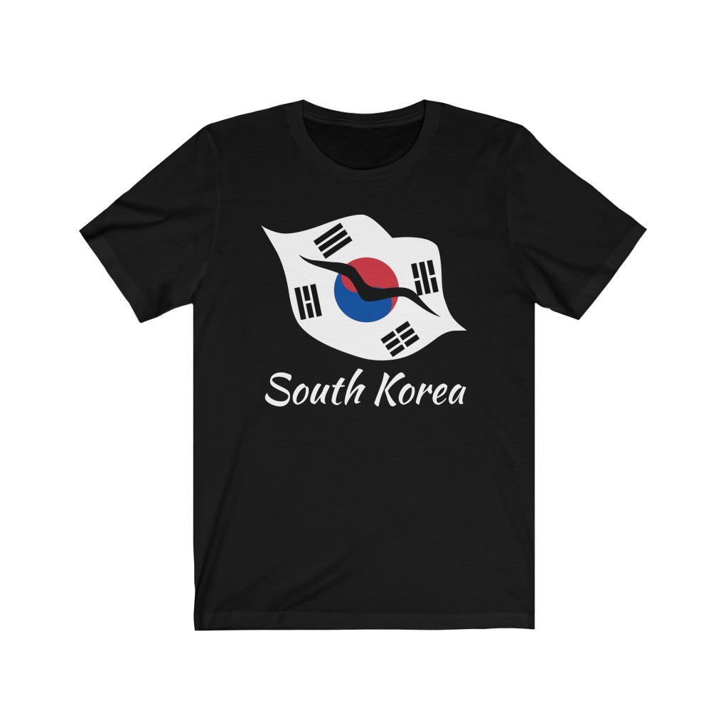 South Korea Lips Flag Premium Tee 2 - Unisex
