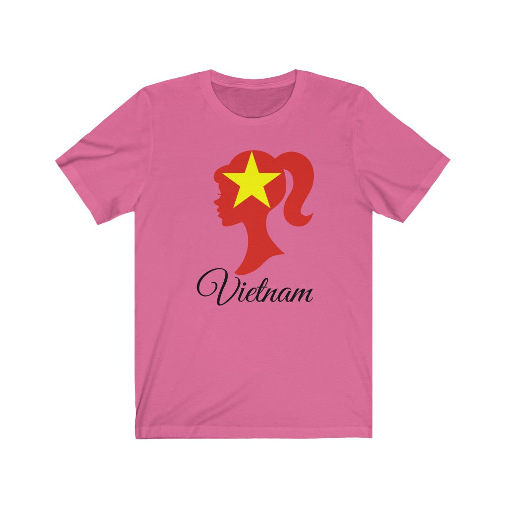 Vietnam Girl Flag Premium Tee 1 - Unisex