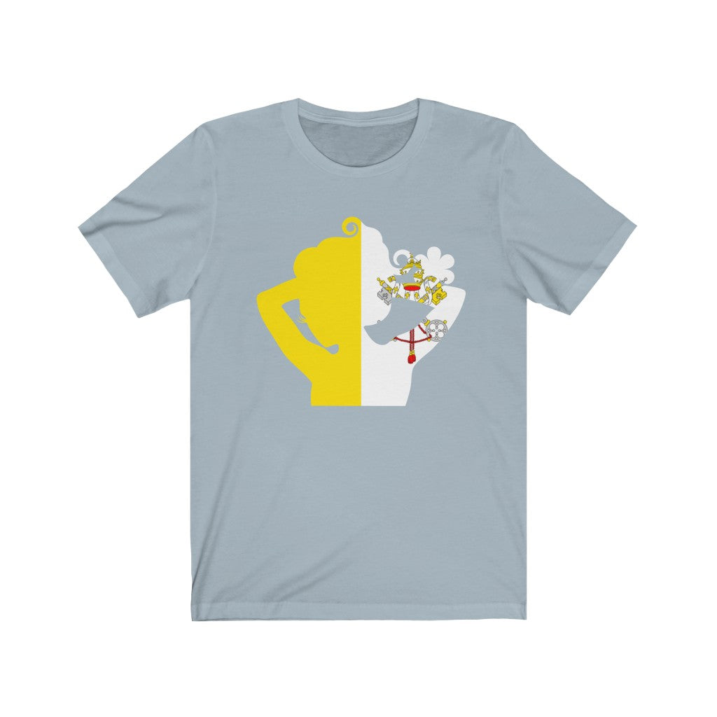 Holy See Lady Flag Premium Tee - Unisex