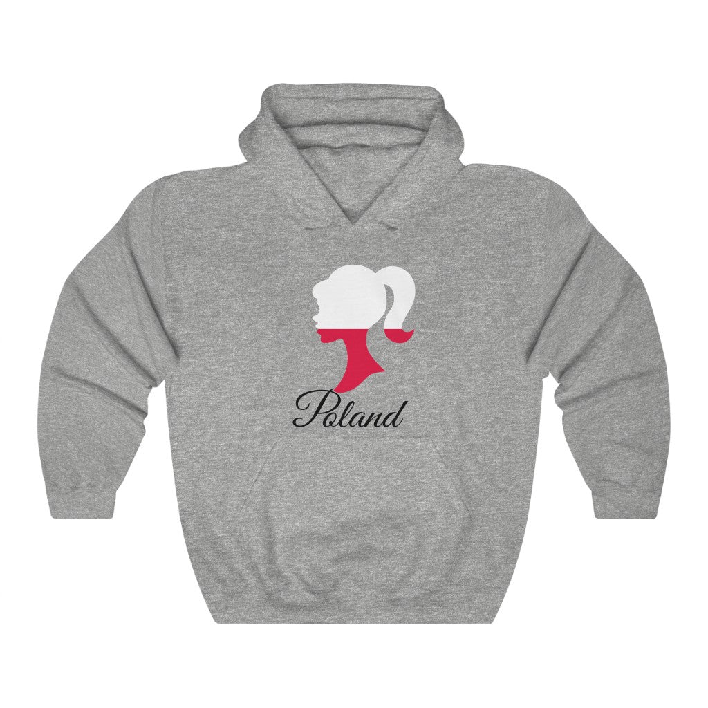 Poland Girl Flag Hoodie Sweatshirt 1 - Unisex