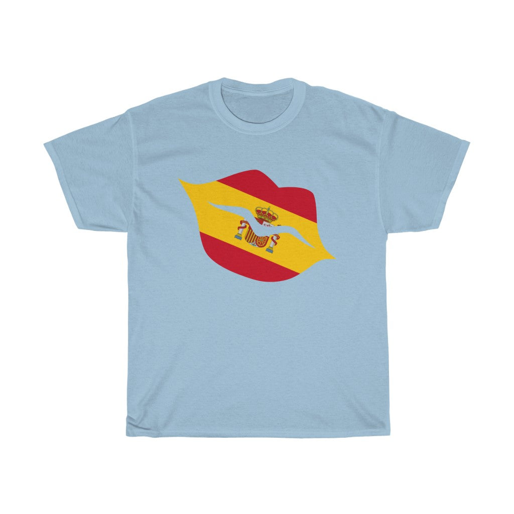 Spain Lips Flag Standard Tee - Unisex
