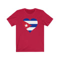 Cuba Heart Flag Premium Tee - Unisex