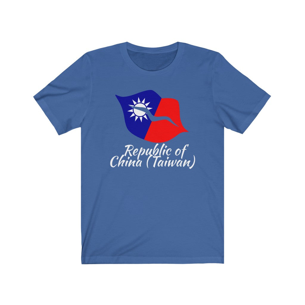 Republic of China - Taiwan Lips Flag Premium Tee 2 - Unisex