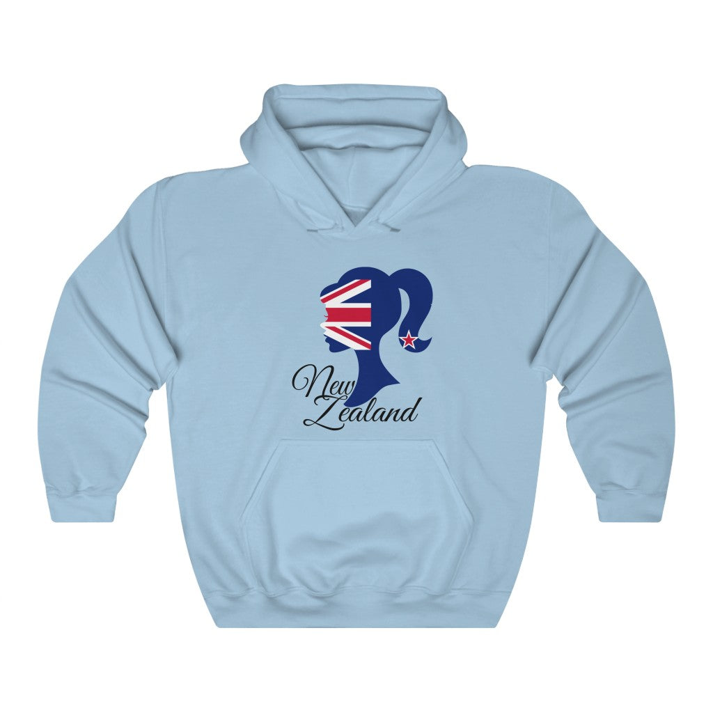 New Zealand Girl Flag Hoodie Sweatshirt 1 - Unisex
