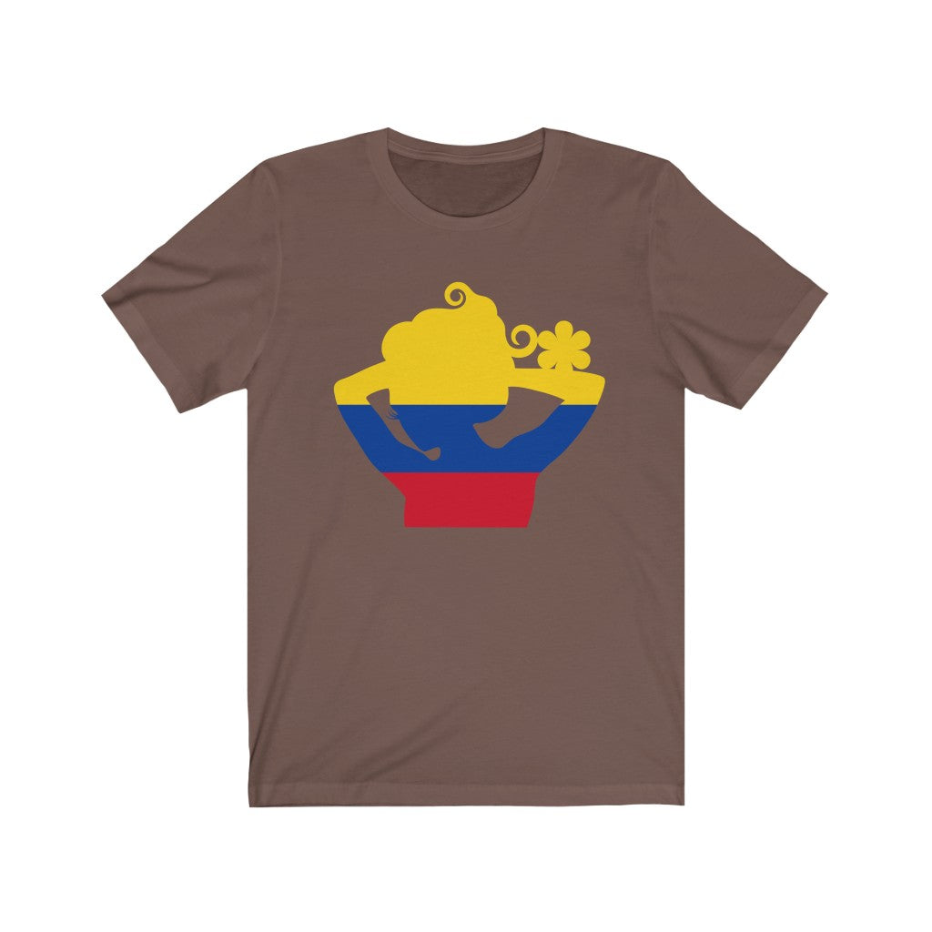 Colombia Lady Flag Premium Tee - Unisex