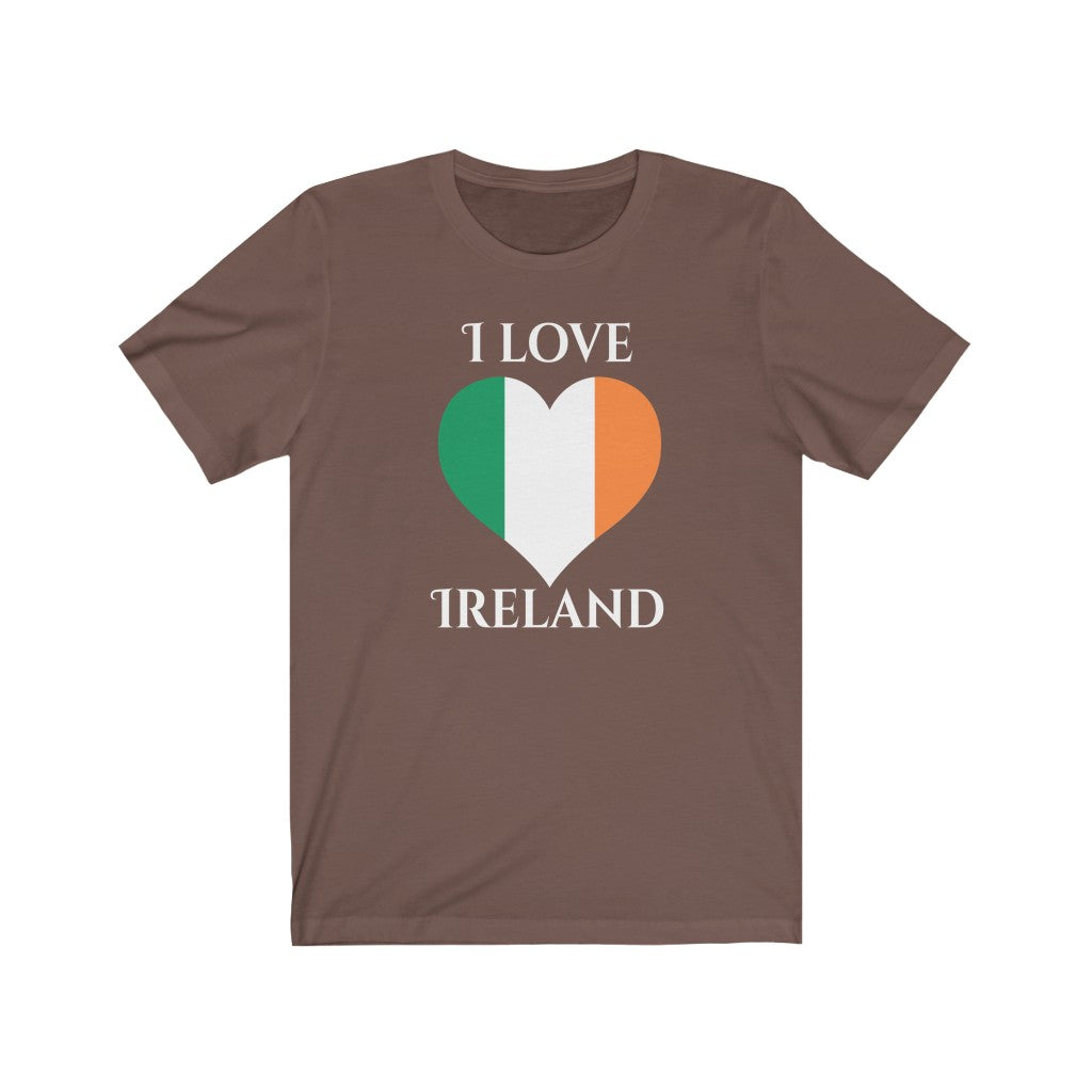 Ireland Heart Flag Premium Tee 2 - Unisex