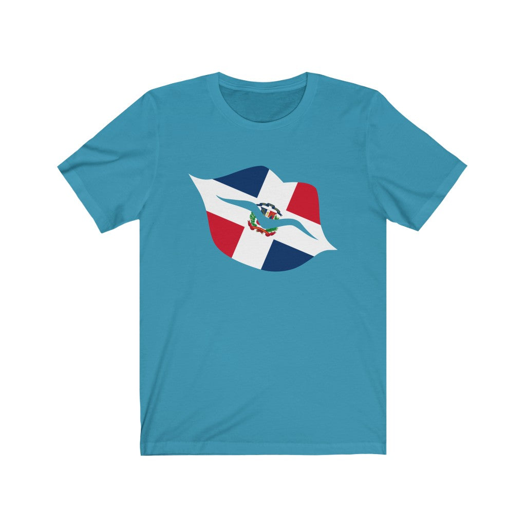 Dominican Republic Lips Flag Premium Tee - Unisex