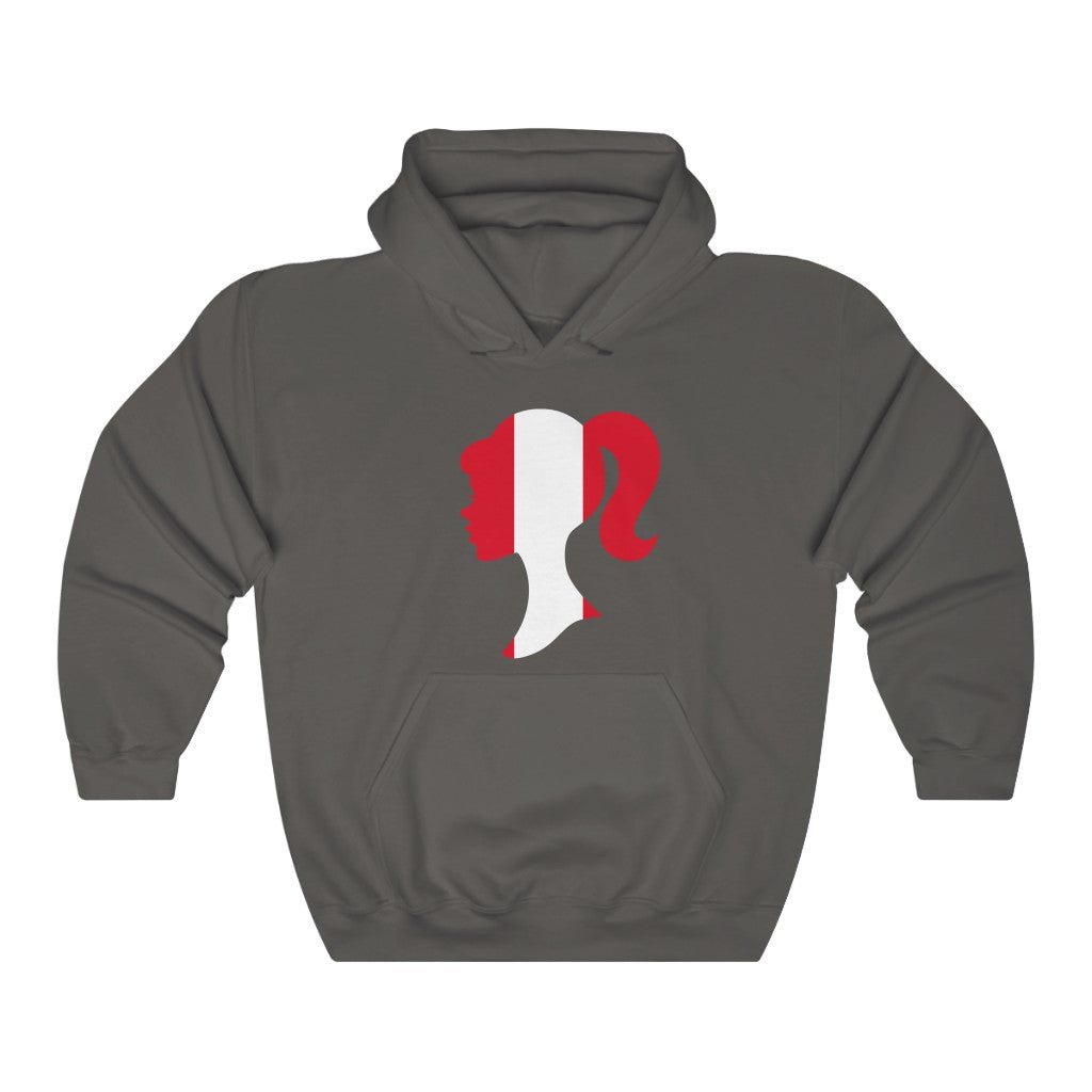 Peru Girl Flag Hoodie Sweatshirt - Unisex