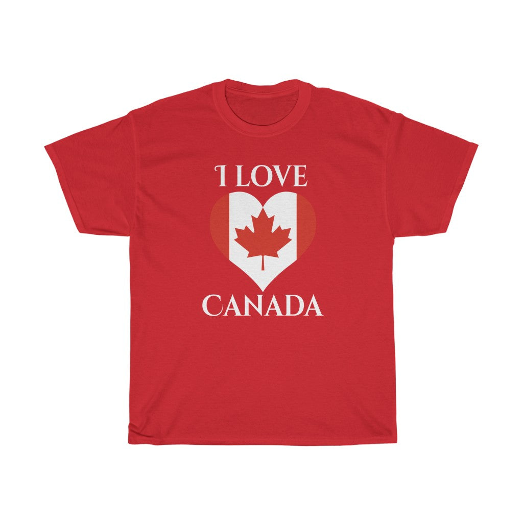 Canada Heart Flag Standard Tee 2 - Unisex