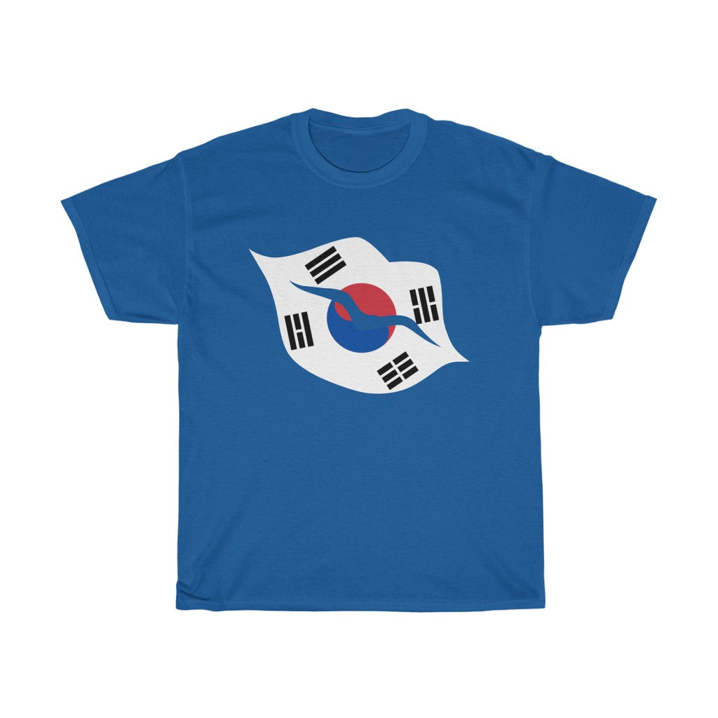 South Korea Lips Flag Standard Tee - Unisex