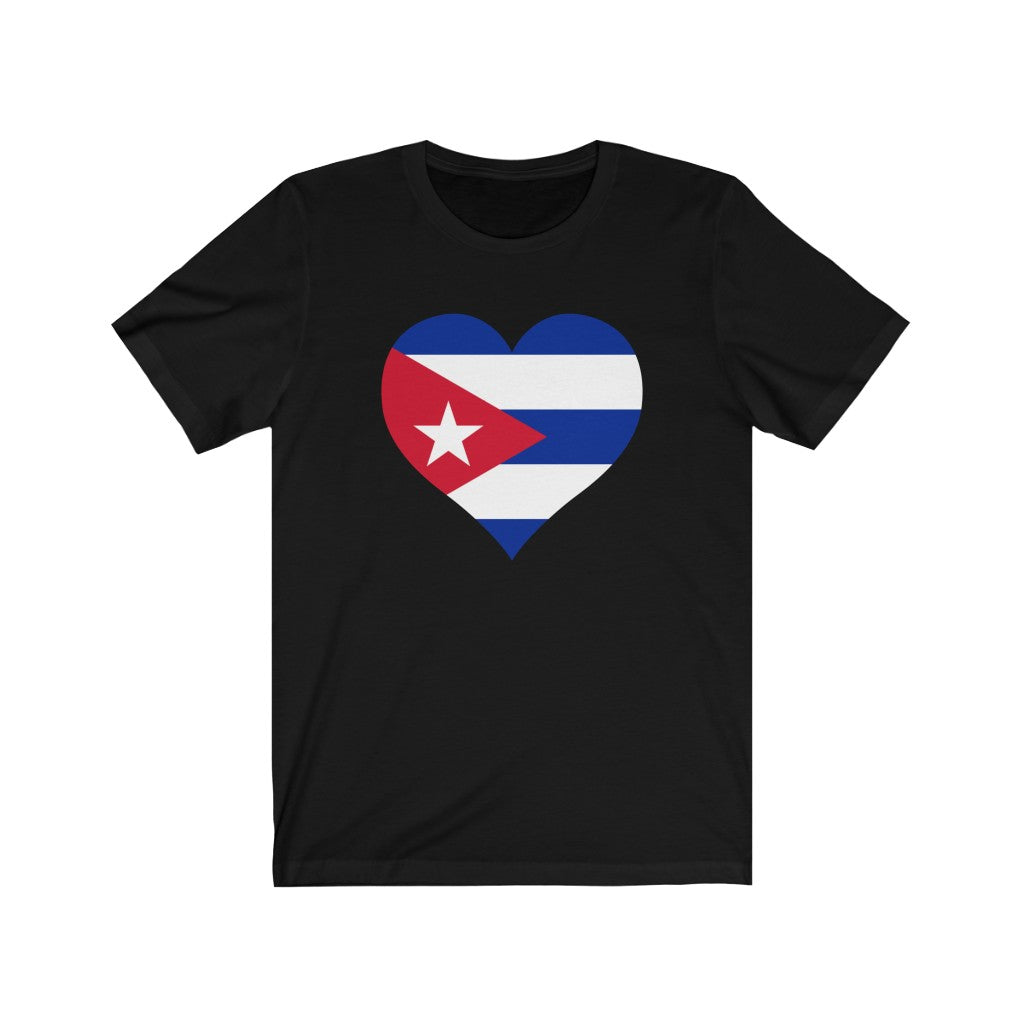 Cuba Heart Flag Premium Tee - Unisex