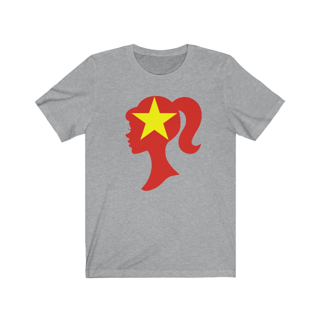 Vietnam Girl Flag Premium Tee - Unisex