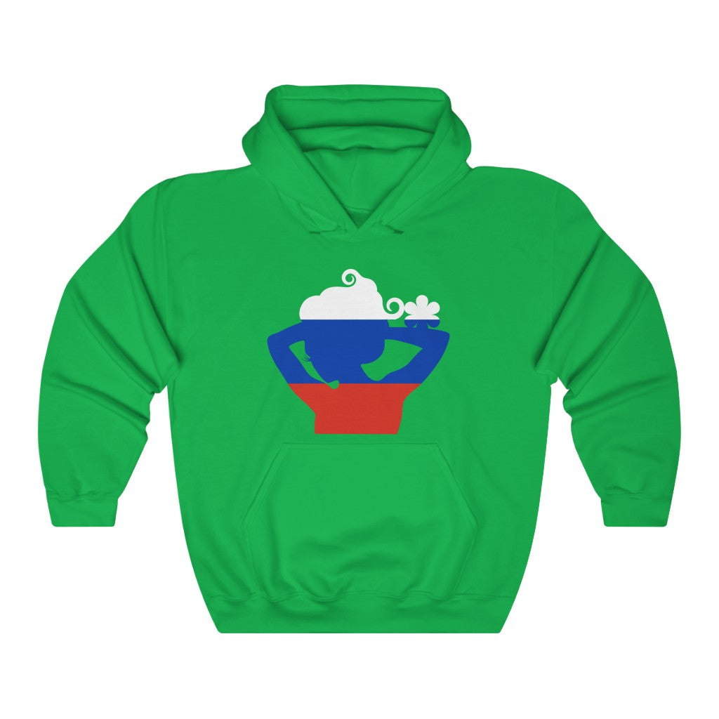 Russia Lady Flag Hoodie Sweatshirt - Unisex