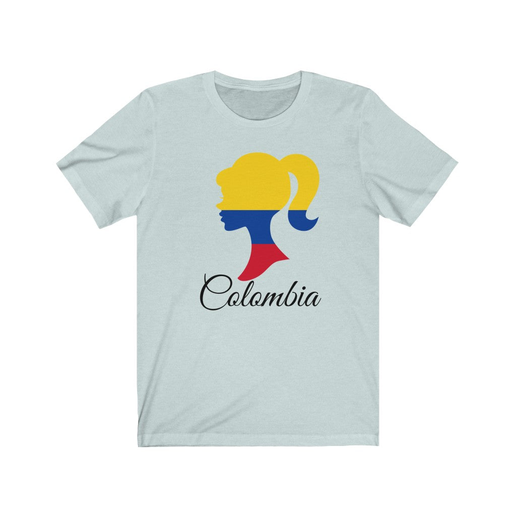 Colombia Girl Flag Premium Tee 1 - Unisex