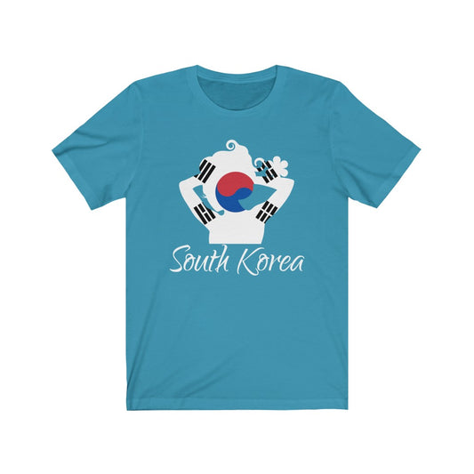 South Korea Lady Flag Premium Tee 2 - Unisex