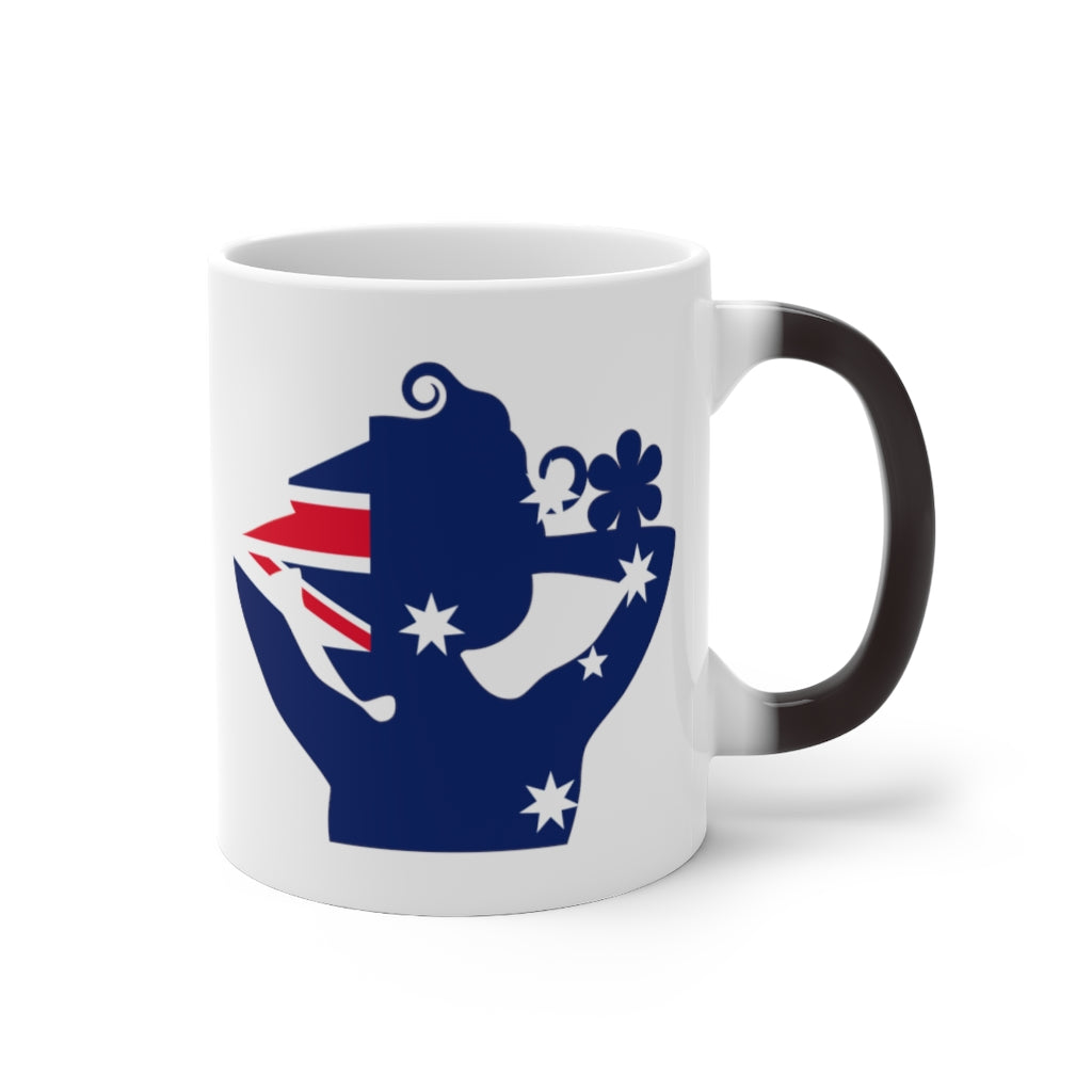 Australia Lady Color Changing Mug